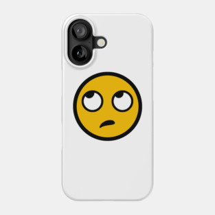 Eye Roll Emoji Phone Case