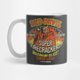 Red Devil Super Firecrackers 1948 Mug