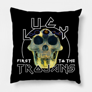 Lucy First to the Trojans Pillow