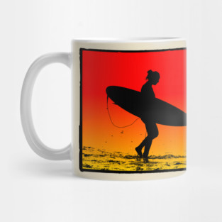 Surfer Girl Mug