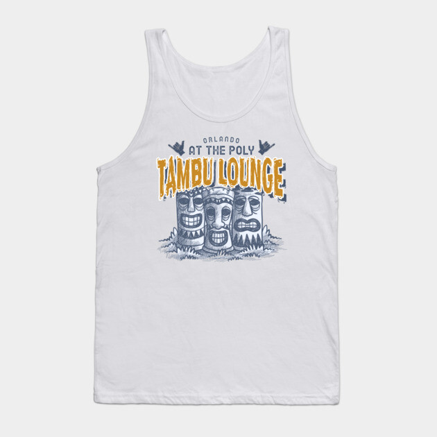 Tambu Lounge at the Polynesian Resort Orlando Florida Tank Top by Joaddo