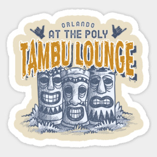 Tambu Lounge at the Polynesian Resort Orlando Florida Magnet