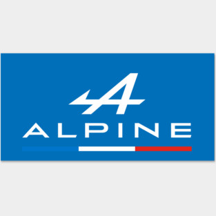 Alpine F1 Team Tricolore Posters and Art