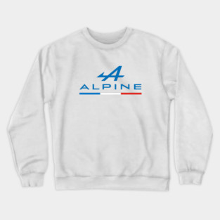 Alpine F1 Tricolore (White) Crewneck Sweatshirt