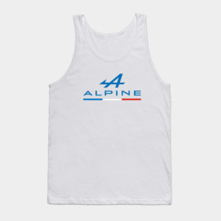 Alpine F1 Tricolore (White) Tank Top