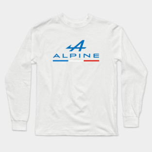 Alpine F1 Tricolore (White) Long Sleeve T-Shirt