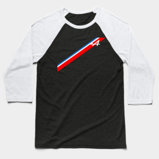 Alpine Tricolore Stripe Baseball T-Shirt