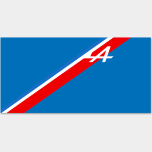 Alpine Tricolore Stripe Posters and Art