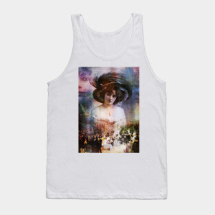 Collage Art  Geneviève Lantelme Tank Top