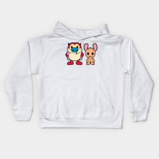 Cute Ren and Stimpy Kids Hoodie