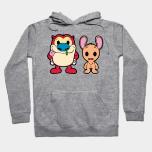 Cute Ren and Stimpy Hoodie