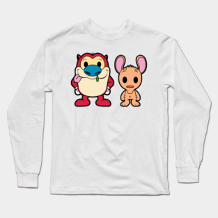 Cute Ren and Stimpy Long Sleeve T-Shirt