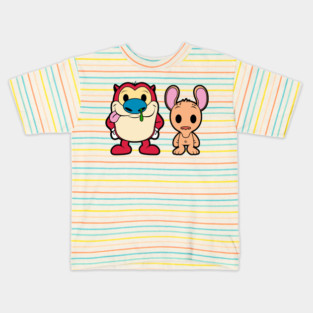 Cute Ren and Stimpy Kids T-Shirt