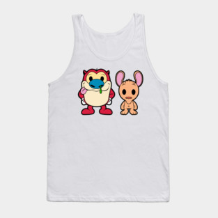 Cute Ren and Stimpy Tank Top