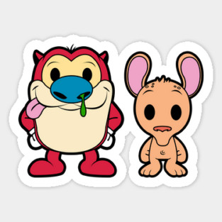 Cute Ren and Stimpy Magnet
