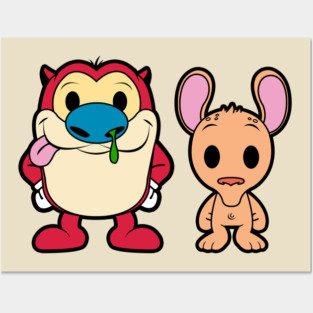 Cute Ren and Stimpy Posters and Art