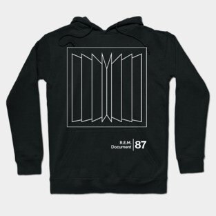 REM Document / Minimalist Graphic Design Fan Artwork Hoodie