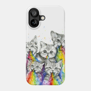 Kittens Puking Rainbows Phone Case