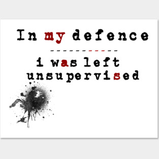 Unsupervised - In My Defence Posters and Art