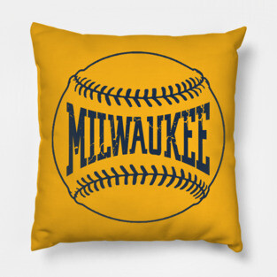Milwaukee Baseball Pillow