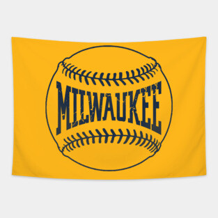 Milwaukee Baseball Tapestry