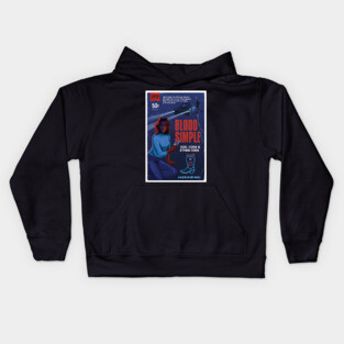Blood Simple alternative movie poster - Coen Brothers Kids Hoodie
