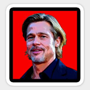 brad pitt Sticker