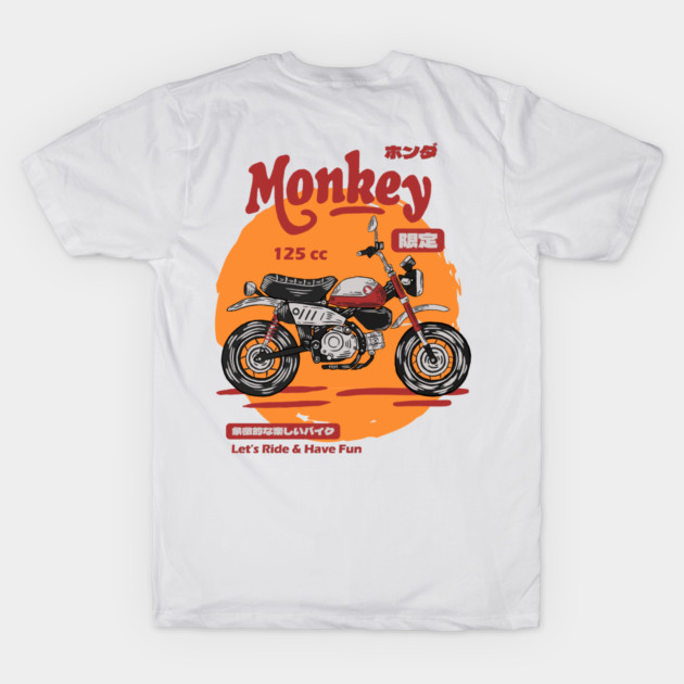 Honda Monkey Motorcycle T-Shirt TeePublic