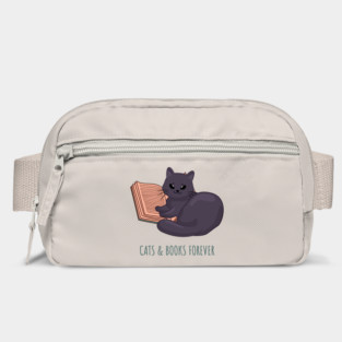 Easily Distracted by Cats and Books Bag