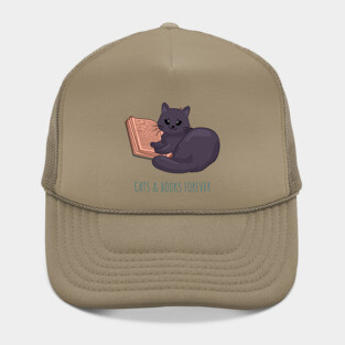 Easily Distracted by Cats and Books Hat