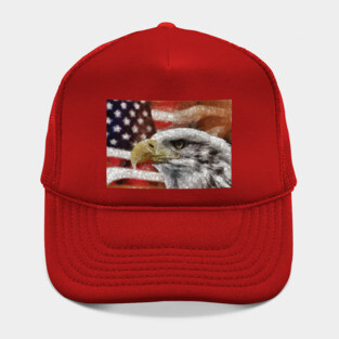 American Eagle - American Flag Hat