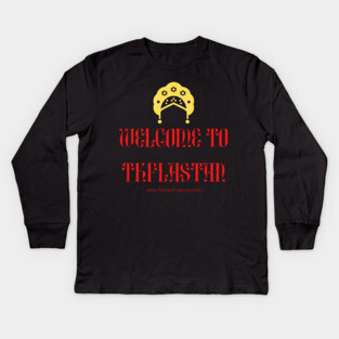 Keep the Flame Alive: TKFLASTAN kokoshnik Kids Long Sleeve T-Shirt