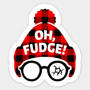 Oh Fudge A Christmas Story Sticker