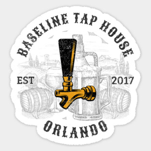 Baseline Tap House Hollywood Studios Orlando Florida Sticker
