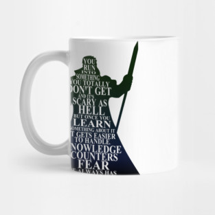 Knowledge Counters Fear Mug