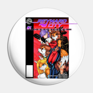 Reynard City Chronicles issue 1 cover (Nicholas Webb, Strider Syd) Pin