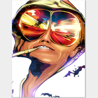 Fear and Loathing White Posters and Art