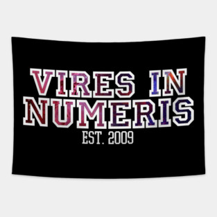 Space Galaxy Vires in Numeris Cryptocurrency Tapestry