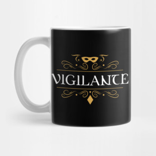 Vigilante Character Class Pathfinder Inspired Tabletop RPG Gaming Mug