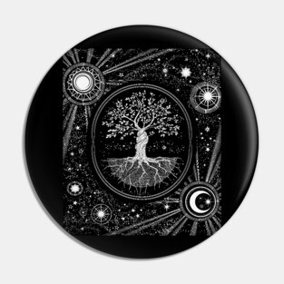 Celestial Tree of Life Pin