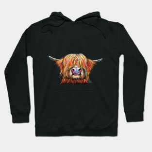 SCoTTiSH HiGHLaND CoW ' CHaRMeR ' Hoodie