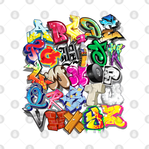 Pac One Graffiti Alphabet by Pac One