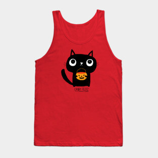 Halloween Cat: Candy Pleez Tank Top