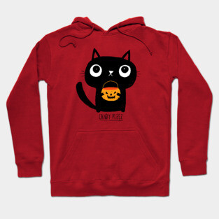 Halloween Cat: Candy Pleez Hoodie