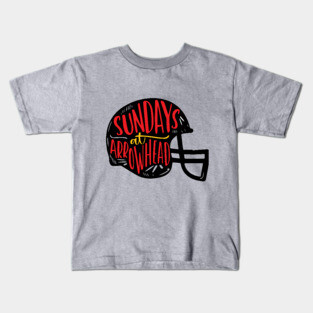Sunday's at Arrowhead stadium with the KC Chiefs Kids T-Shirt