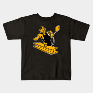 1962 Steelers "Steely McBeam" Kids T-Shirt