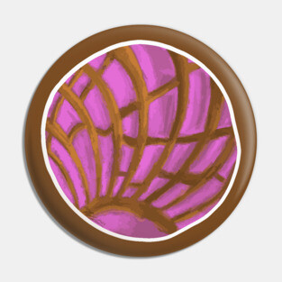 Pink Concha - Pan Dulce Sweet Bread Pin