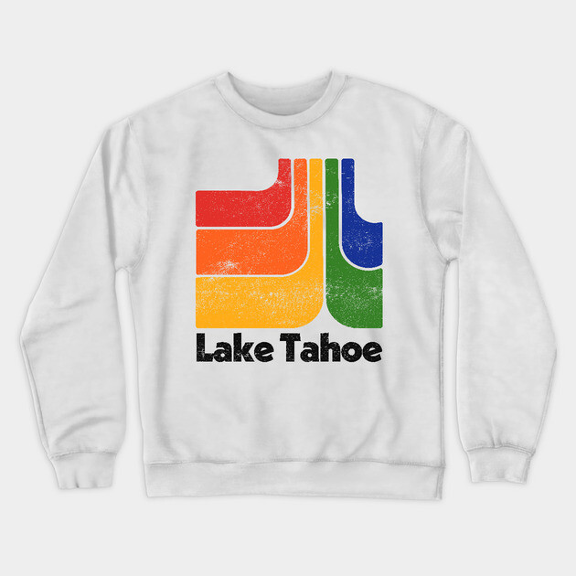 Lake Tahoe // Original Minimalist Style Retro Graphic Design