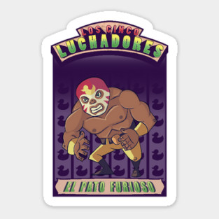 LOS CINCO LUCHADORES Sticker
