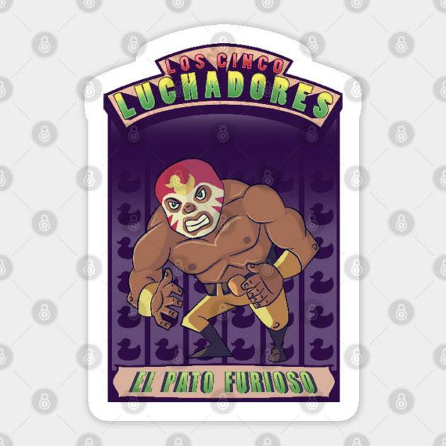 LOS CINCO LUCHADORES Sticker by droidmonkey